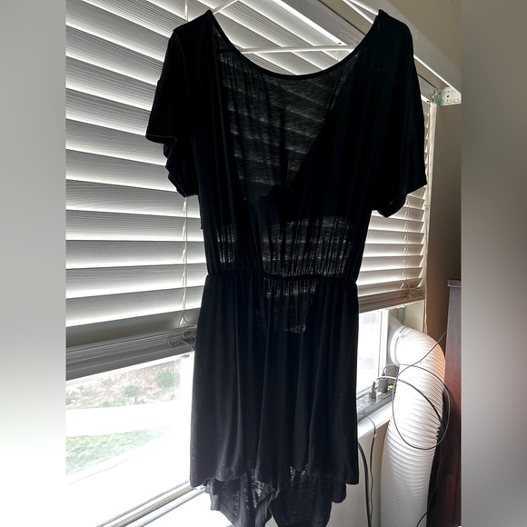 Women’s Black Blackless Romper - Picture 3 of 3